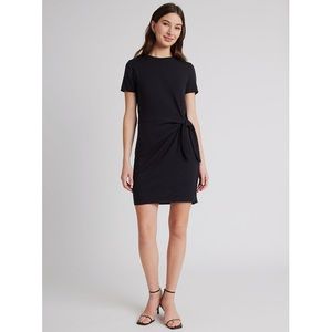 Kit and Ace Tie Brushed Black Dress